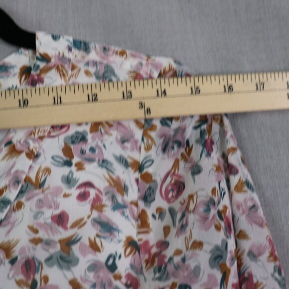 MIKAROSE Floral Cottage Maxi Dress Size Small Romantic Tiered Long Sleeve - Picture 16 of 16